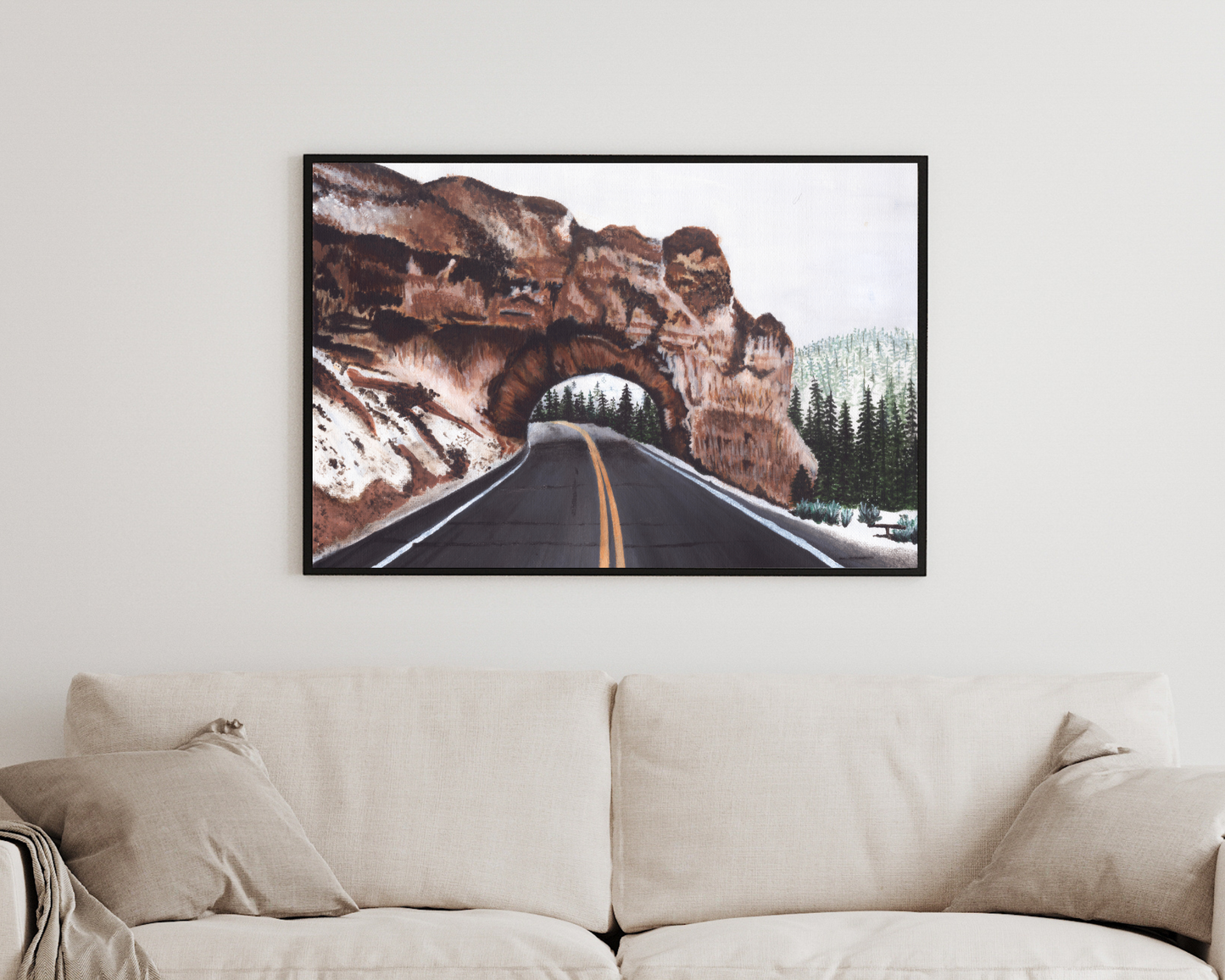 Scenic Bryce Canyon Road Landscape Print