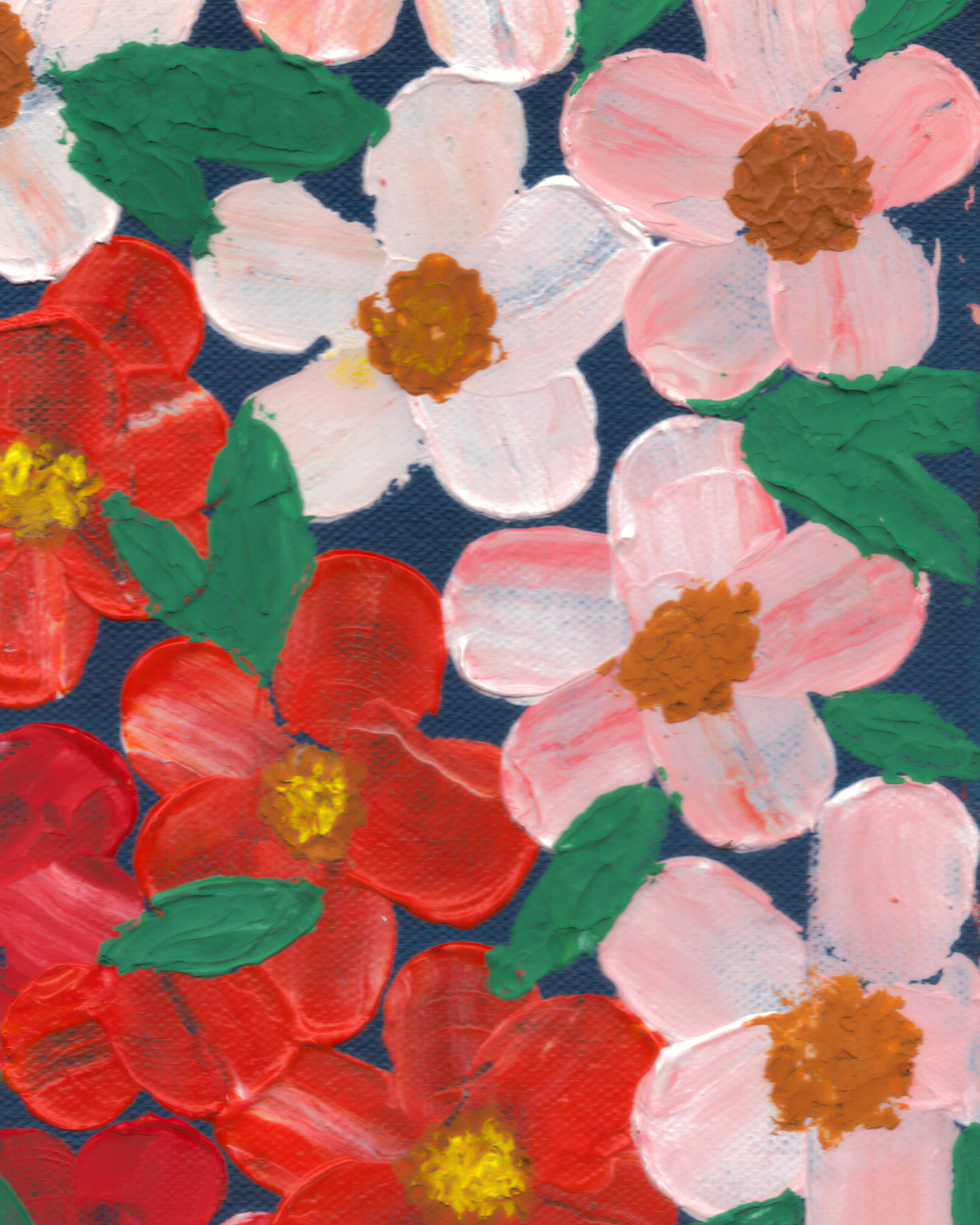 Contemporary Flower Wall Art print