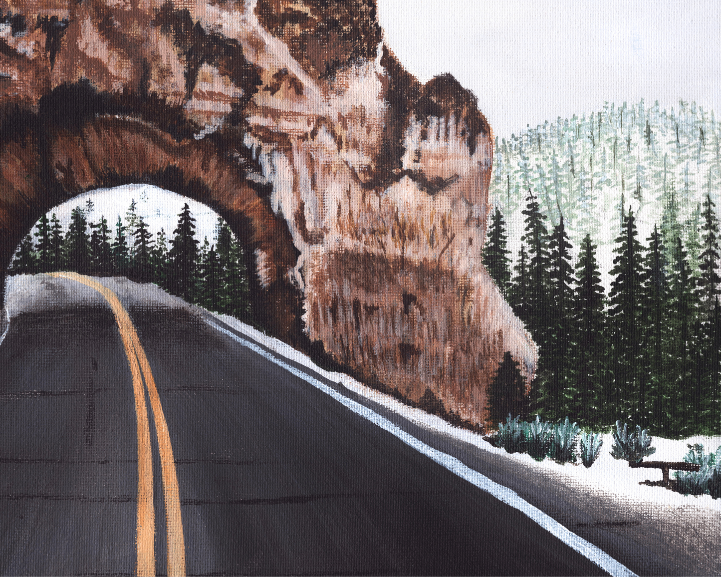 Vibrant Bryce Canyon Scenic Road Art Print